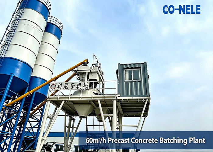 CO-NELE HZS60 Precast Concrete Batching Plant – A 60m³/h Solution for High-Volume Precast Production